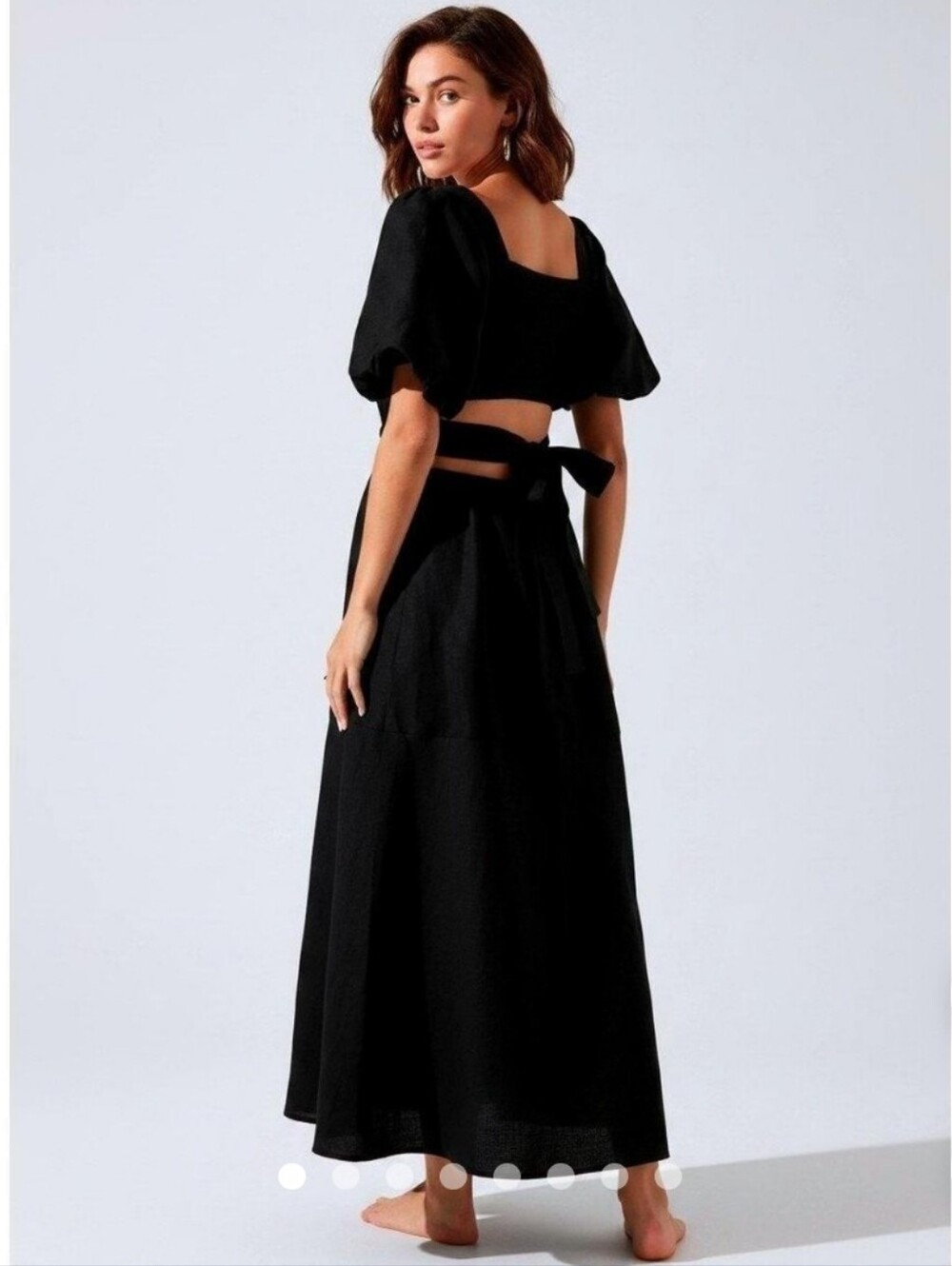 Astr Black Maxi Skirt
